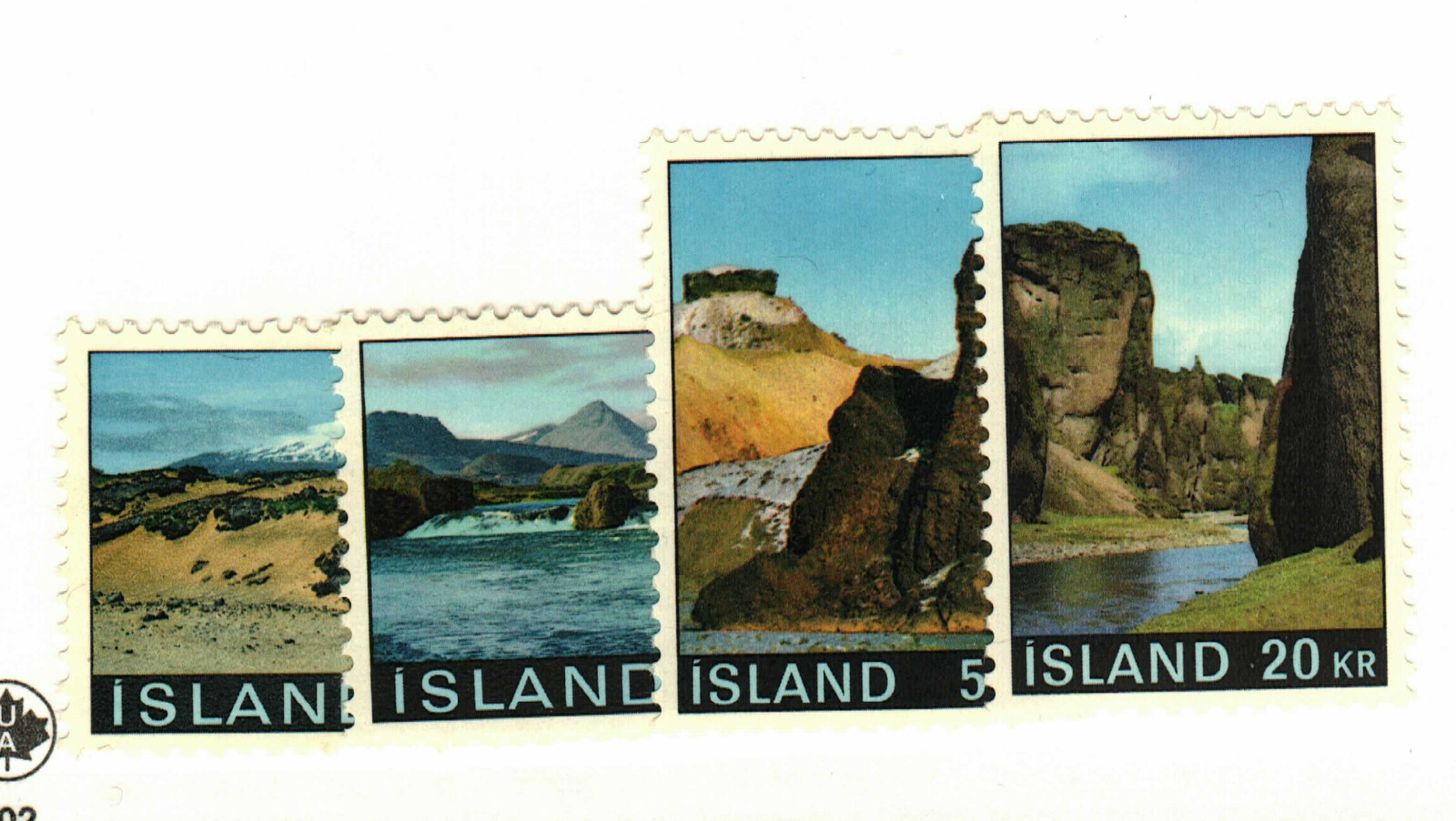 Iceland #412-15 MNH