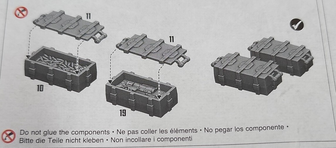 Warhammer 40K Terrain Bits. Barricades, Objective markers, Ammo cache kill team