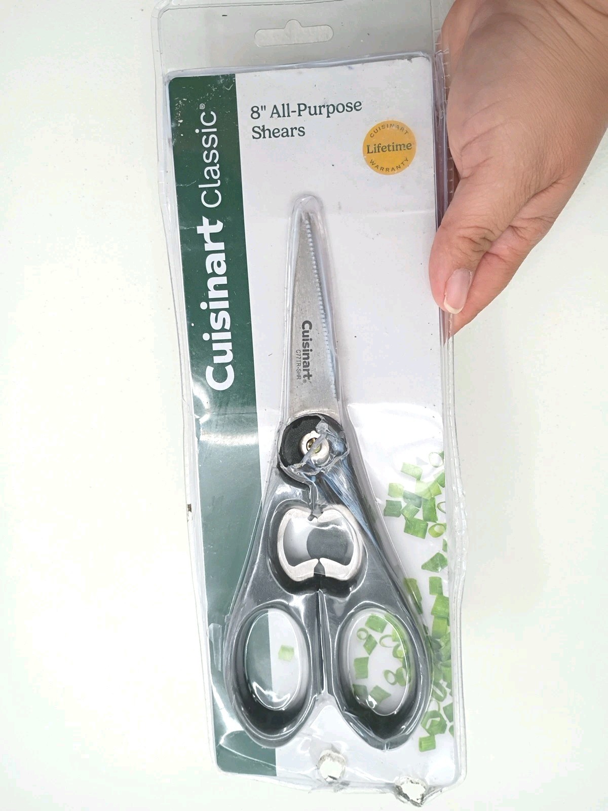 Cuisinart C77TR-SHR Classic Shears 8" All Purpose Kitchen Scissors Black New