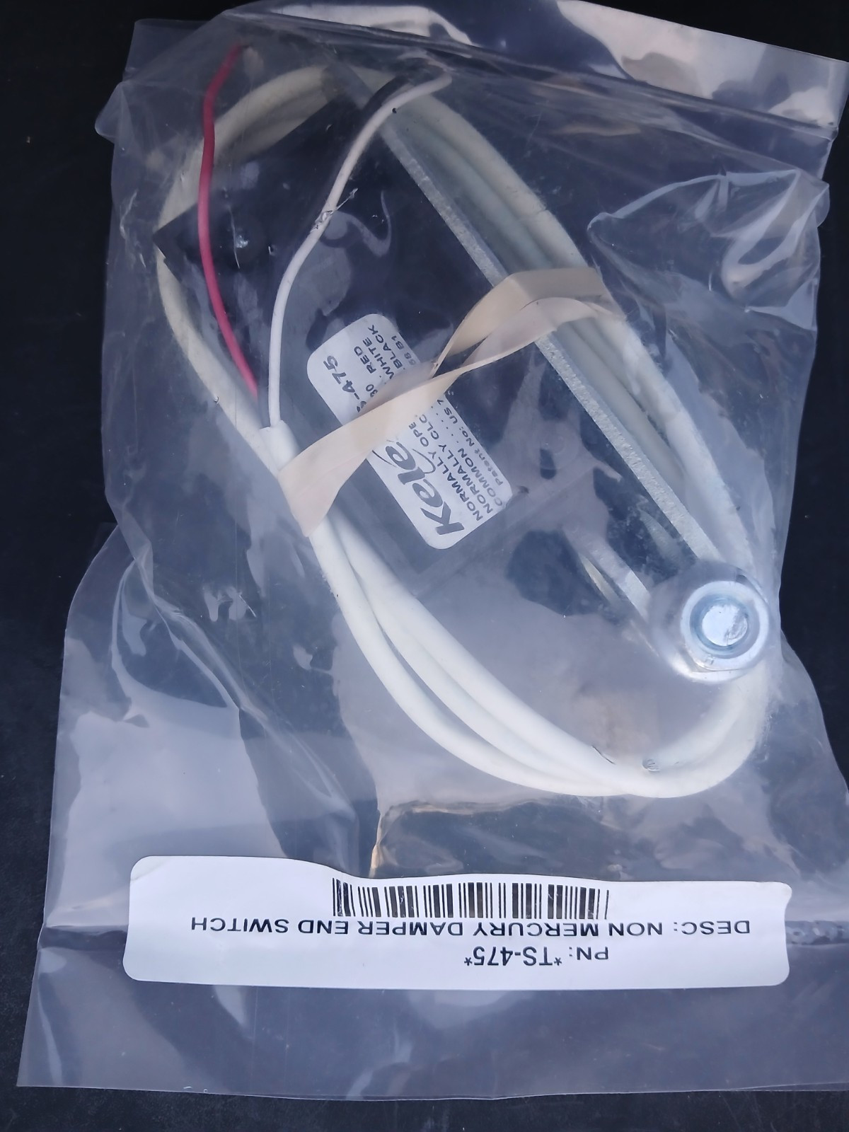 10×Kele TS-475 Non-Mercury Damper End Switch, MPN TS-475 End Switch