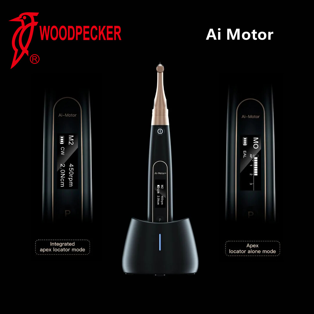 Woodpecker Ai Motor T-Mode Dental Brushless Endo Motor with Apex Locator 2500RPM