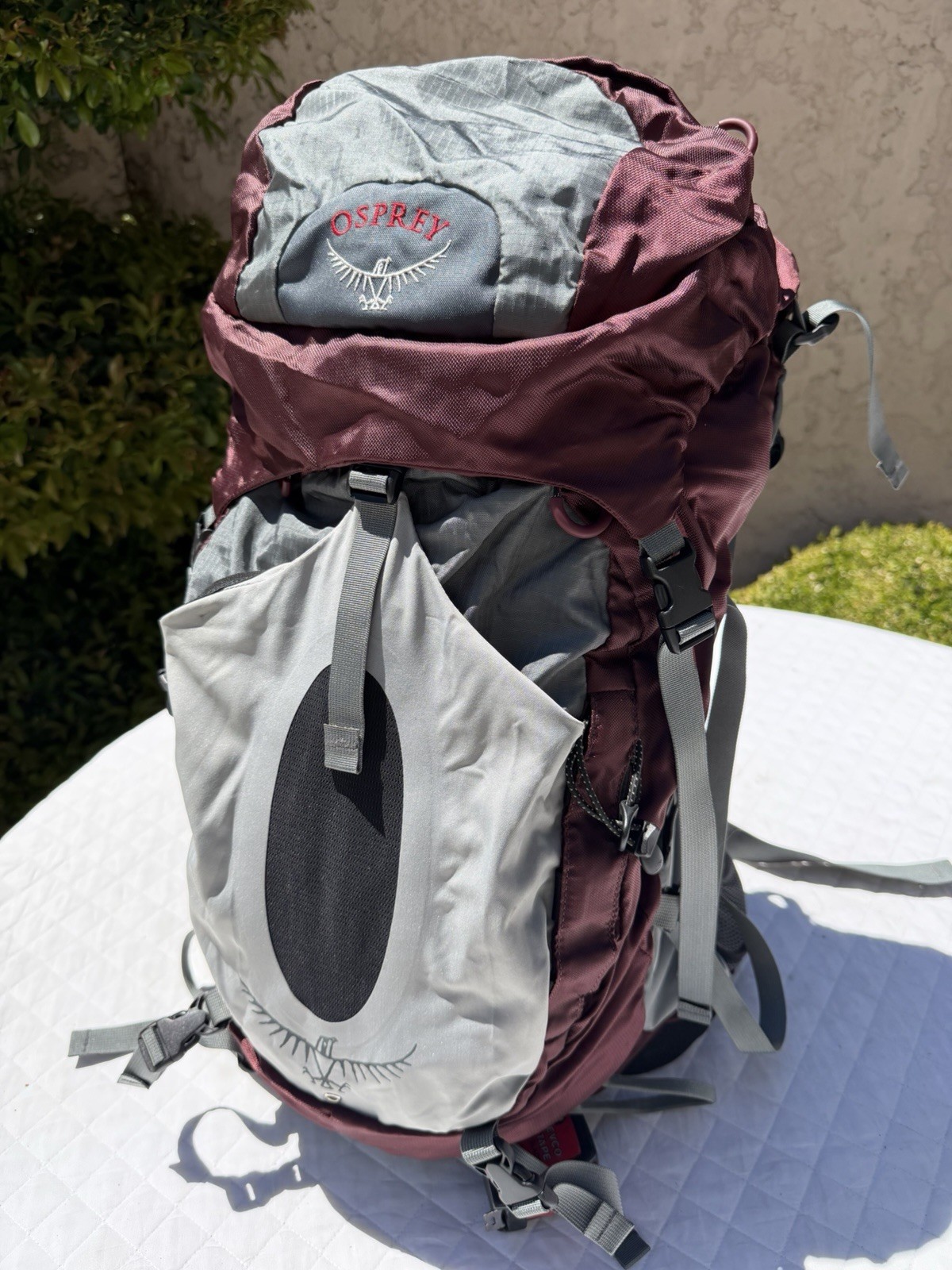 Osprey Aura AG 50 Womens Hiking Backpack Anti Gravity Gray Purple Size Medium #1