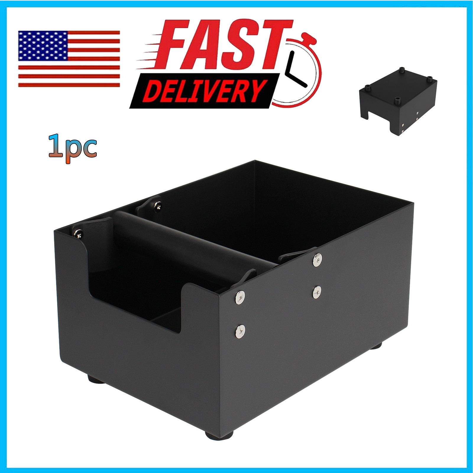 Espresso knock box Barista Coffee Ground Knock Box Container Bin Stainless Steel