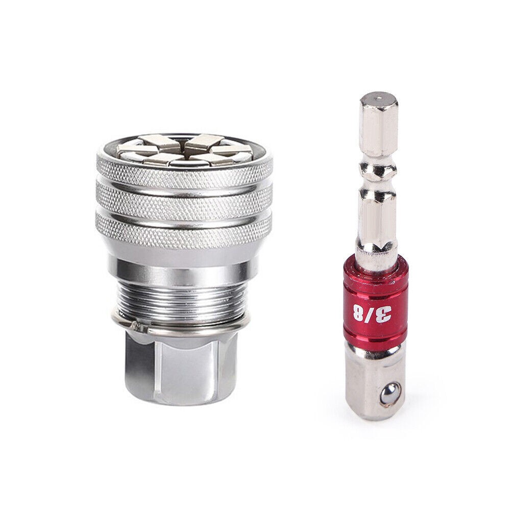 Universal Multi-Function Wrench Socket Adapter Head for 3/8 inch Drive Wrench