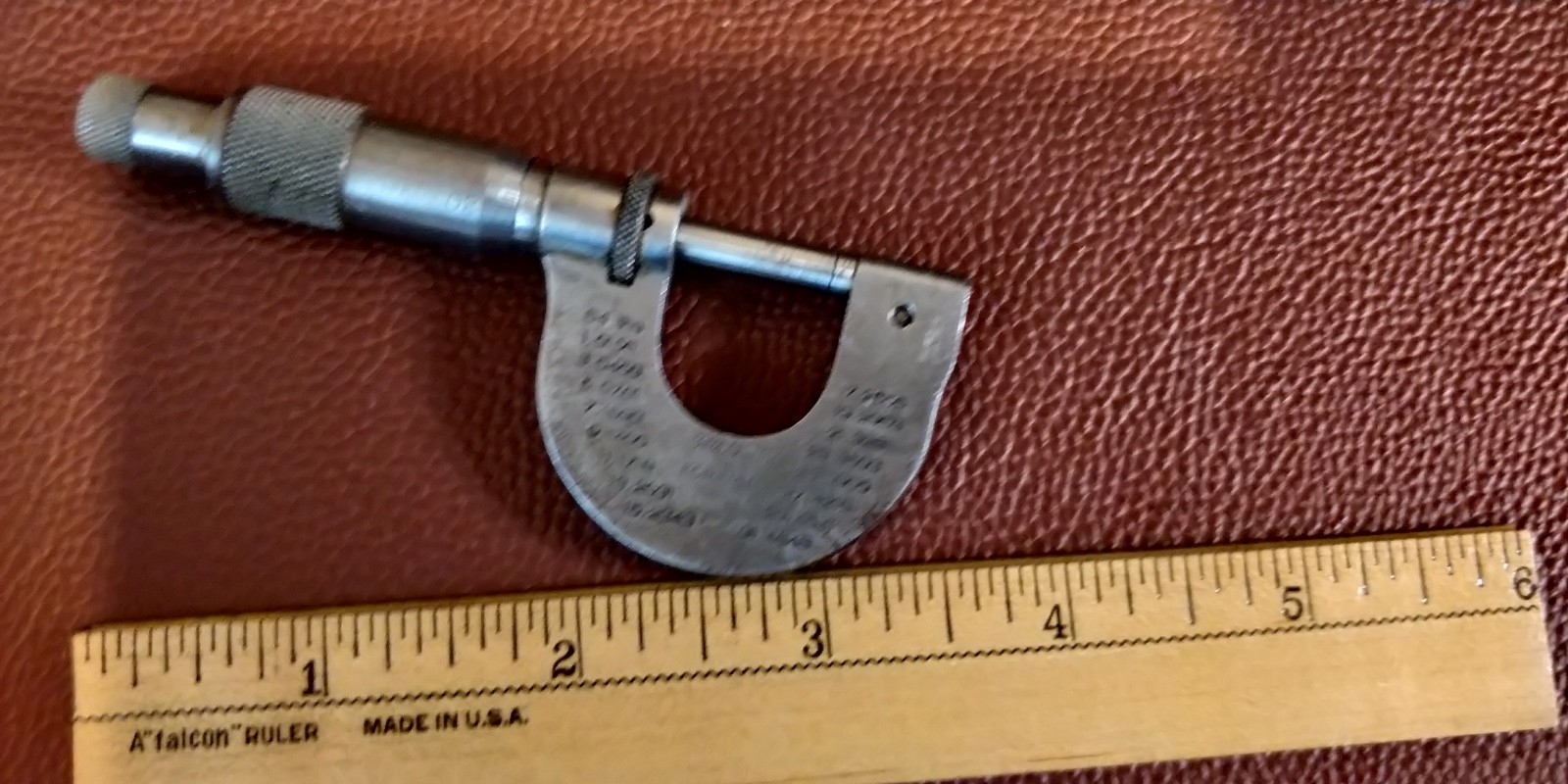 Vintage Helios Outside Micrometer 0-1/2" Range MINI
