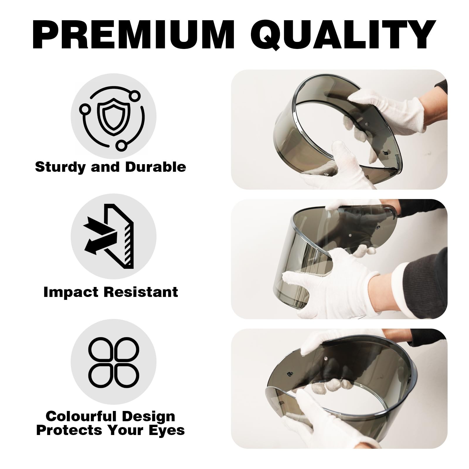 Motorcycle Helmet Visor Shield for SEDICI Strada II, FF397, FF801, FT2, VECTOR