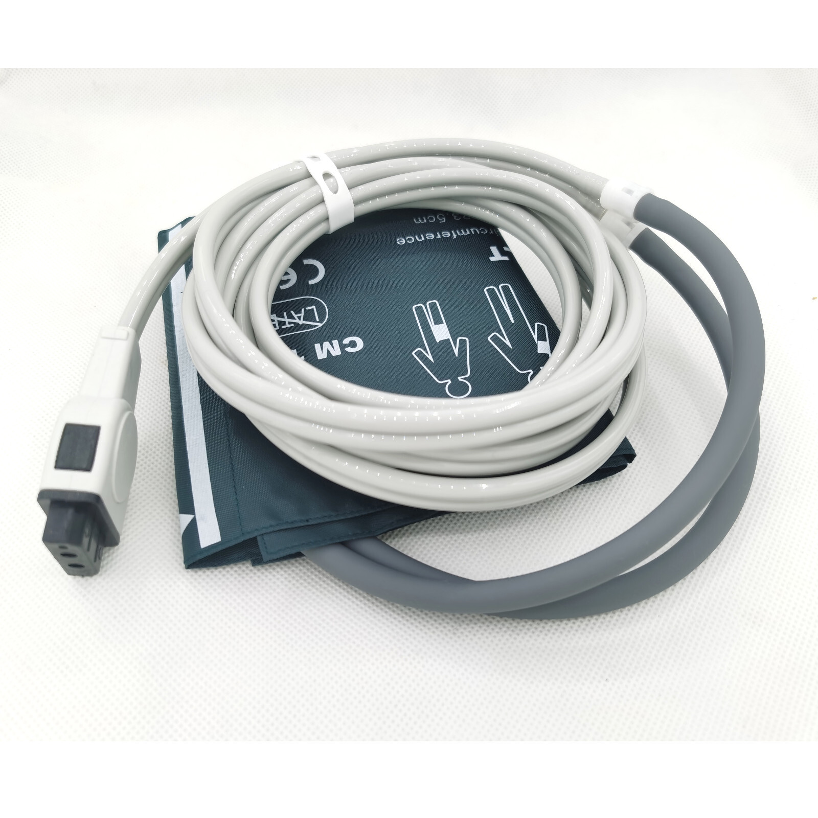 GE DASH 3000 4000 NIBP Air Double Hose 2.5Meter with Blood Pressure Adult Cuff