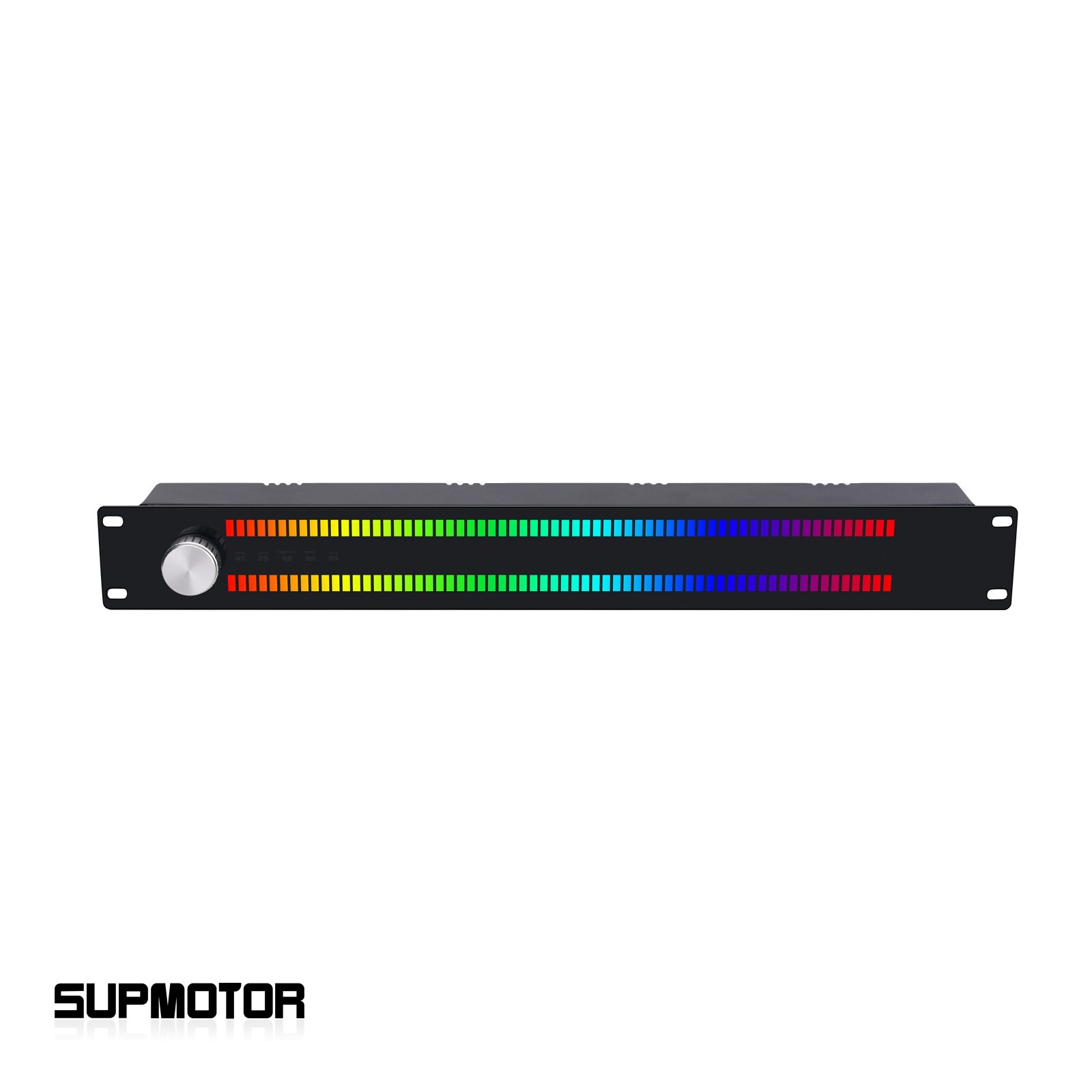 128-LED Music Spectrum Display Rhythm Light VU Meter Support Voice Control