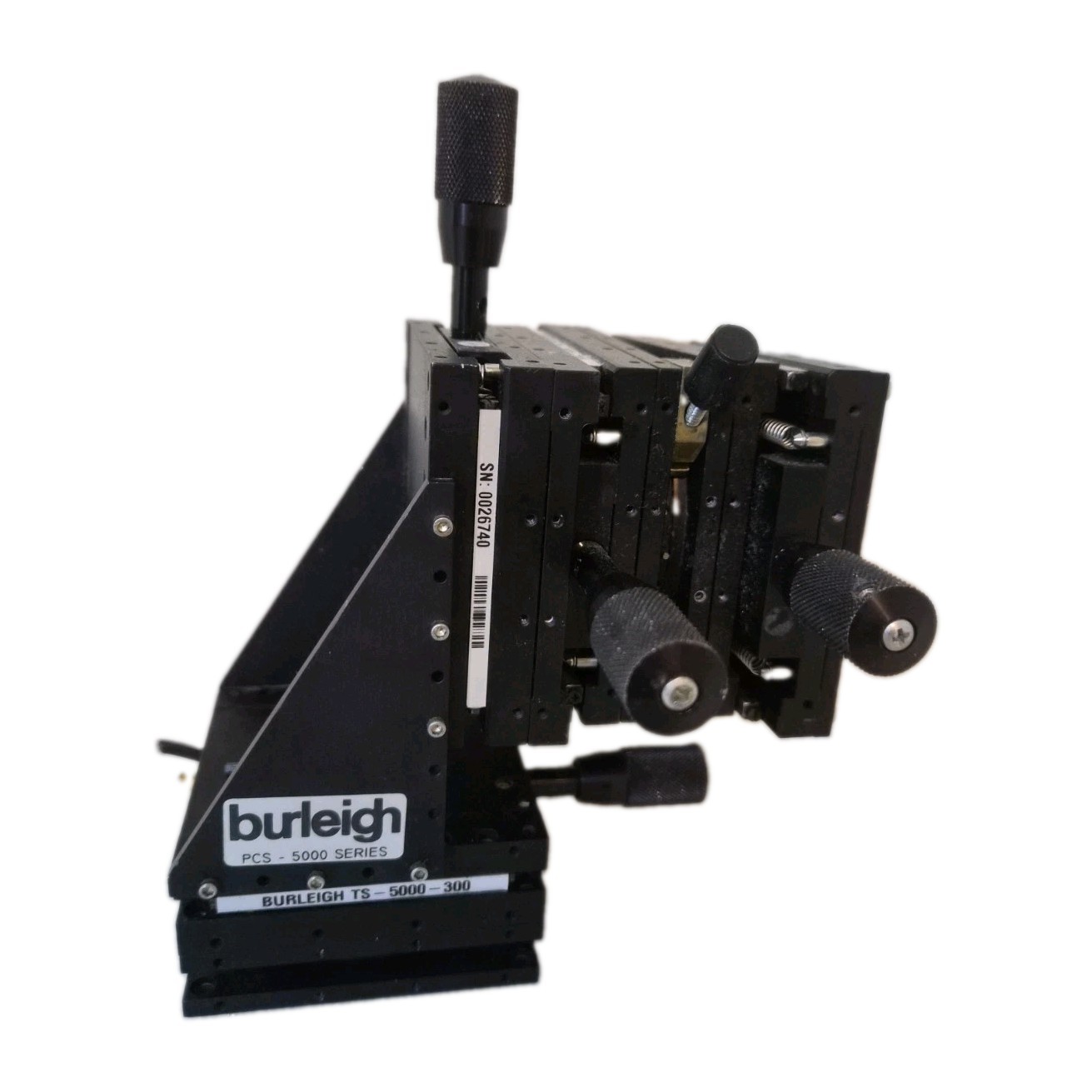 Burleigh PCS-5000 TS-5000-300 3-Axis Piezo Micromanipulator Patch Clamp Stage