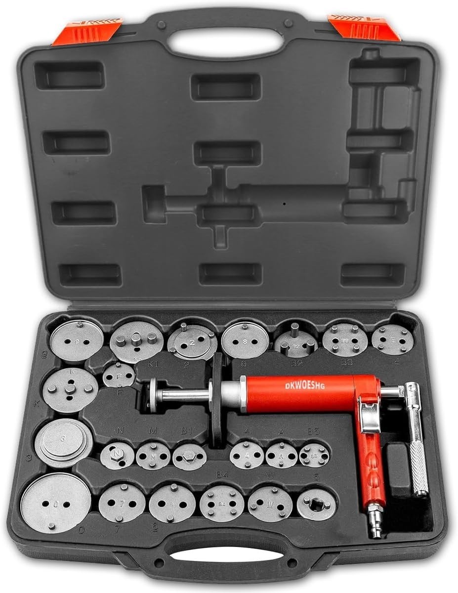 Bi-Directional Pneumatic Brake Tool Kit for Quick and Precise Piston Adjustment