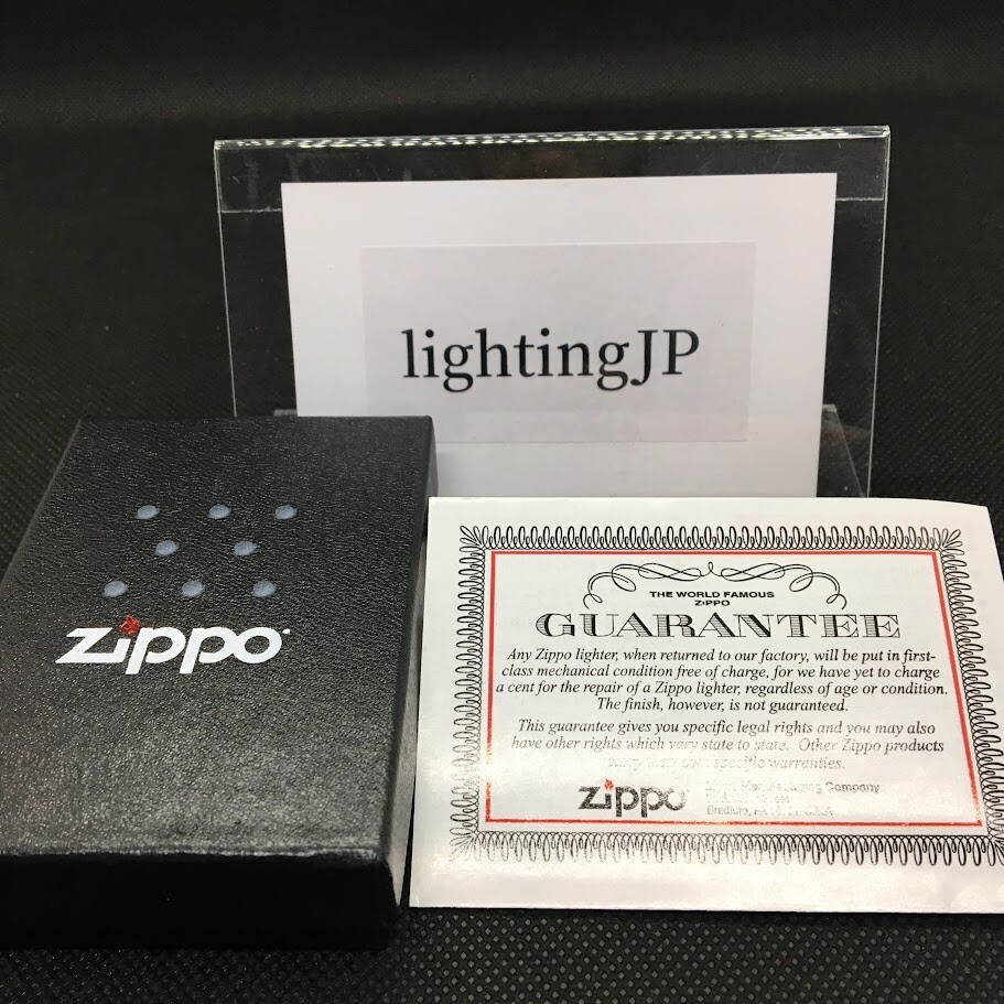 Zippo Oil Lighter Maria Black Silver Metal Paste Regular Case Japan