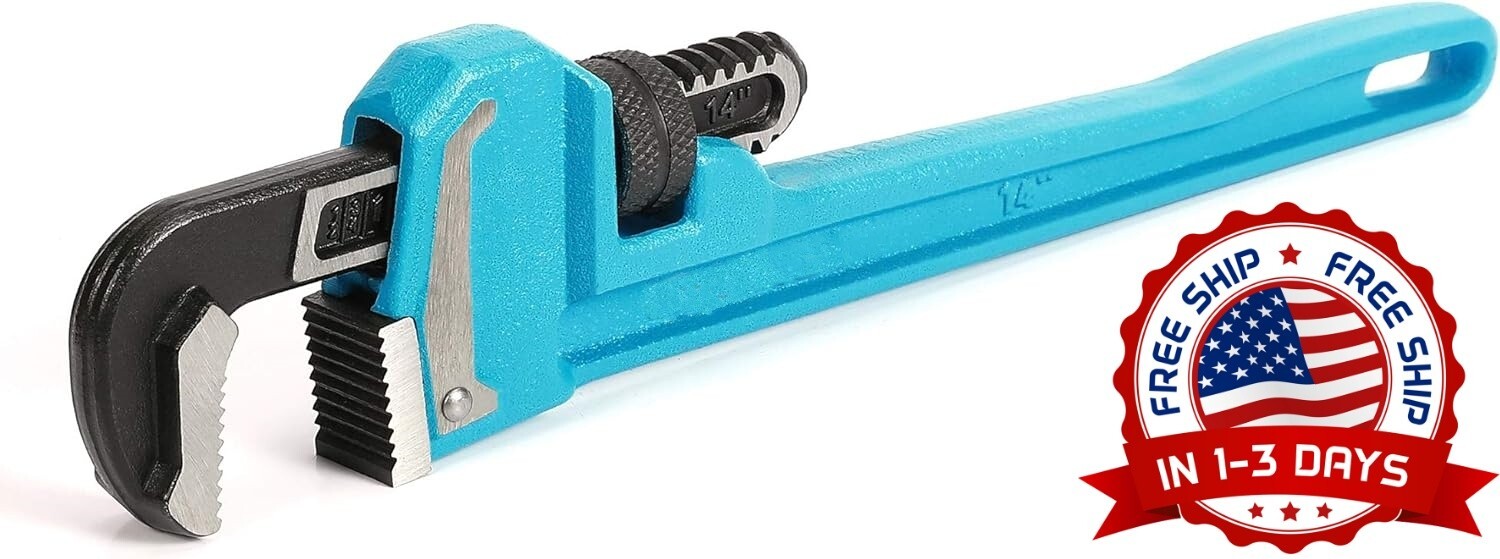 Herramientas De Plomeria Para Plomero Llave Tubo Set Llaves 14 pulgadas NUEVO US