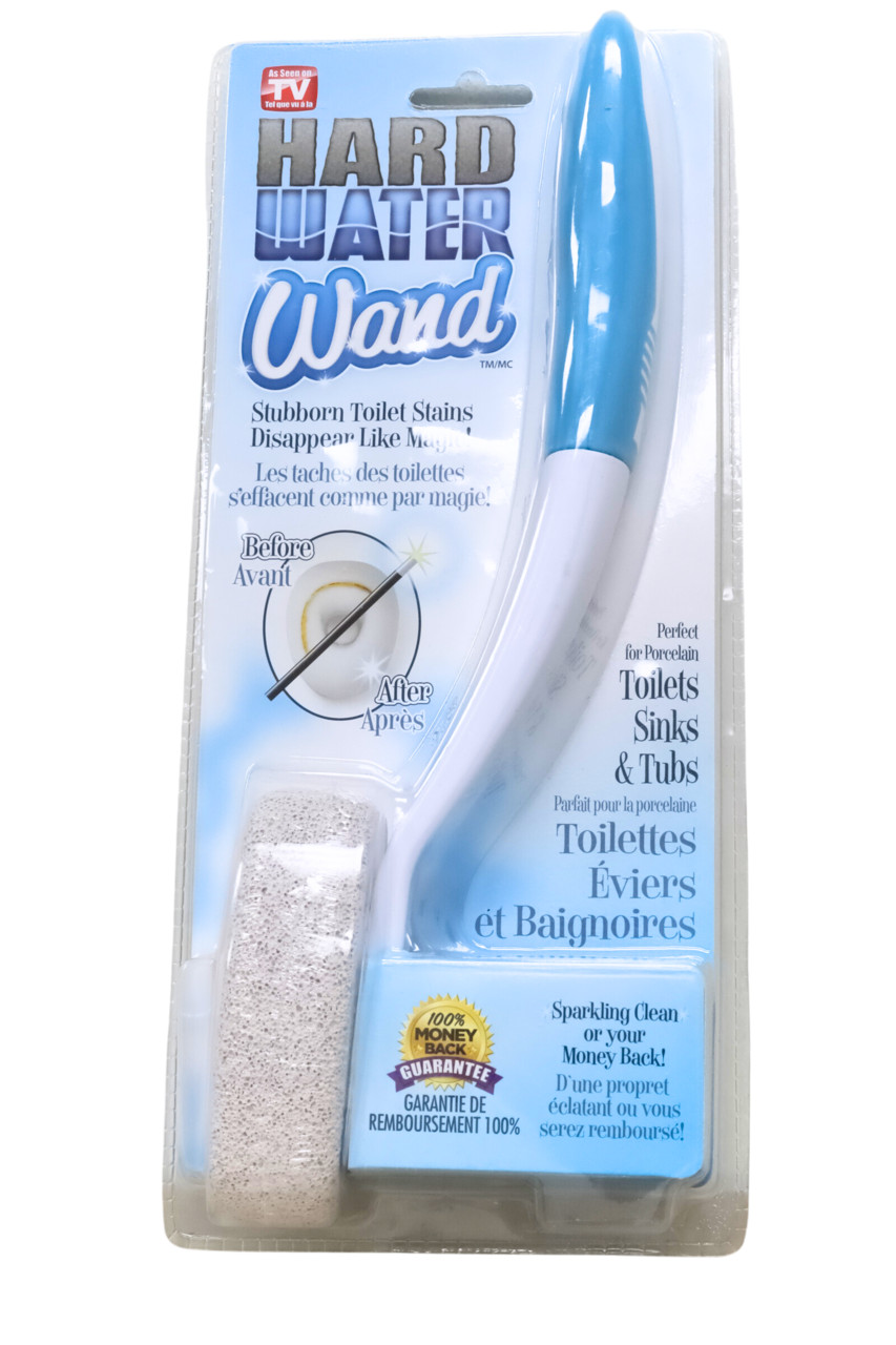 As Seen on TV Hard Water Wand with BONUS Self-Stick Hanging Hook Included