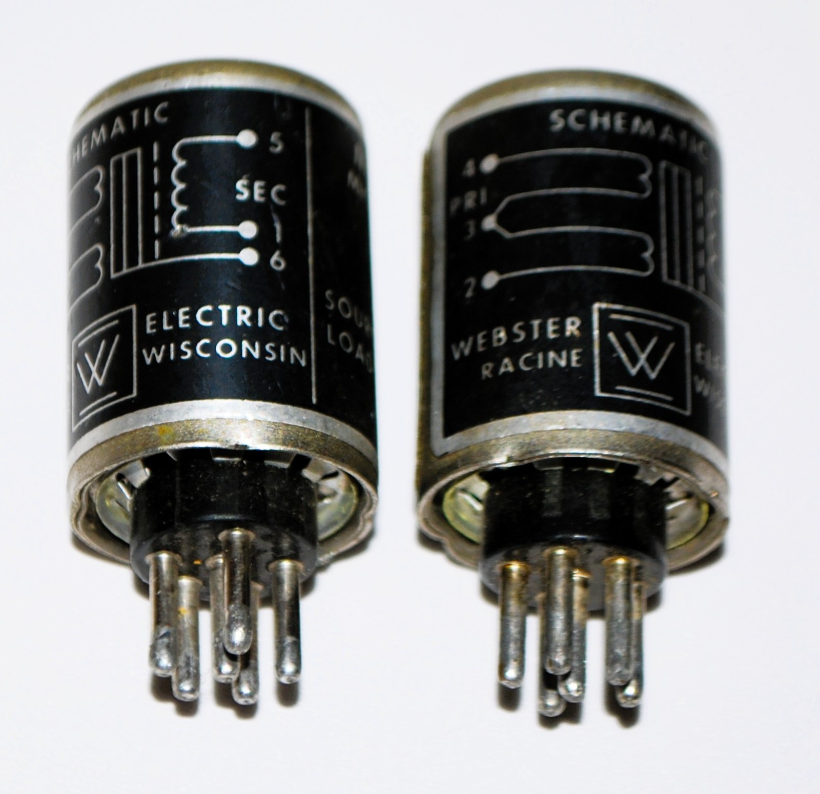 2 NOS Vintage Webster Electric WST-417 Microphone mic input Transformers  50/250