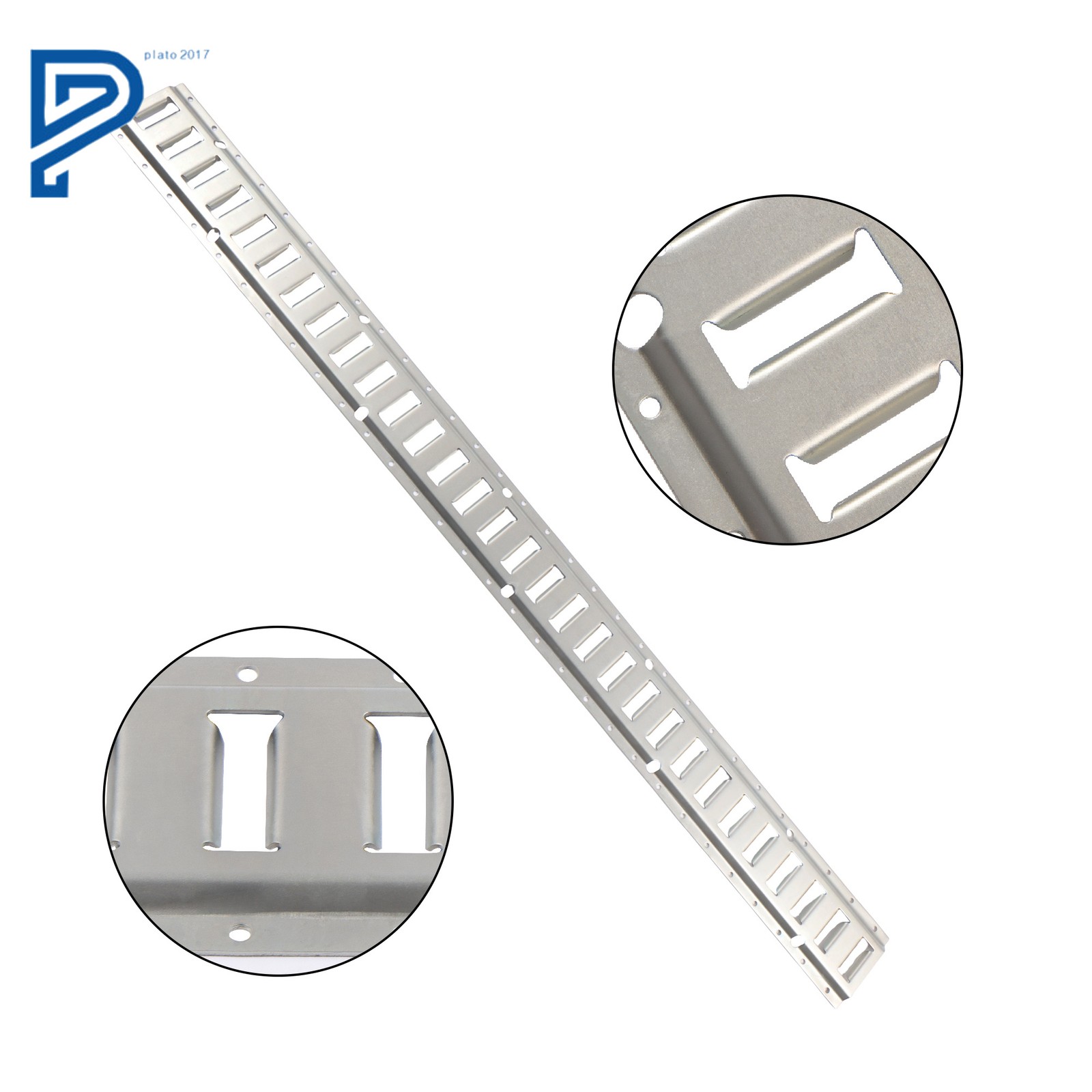 For Trailer Truck Van Galvanized Steel (6 Pack) 5' E Track Tie Down Rail Kit