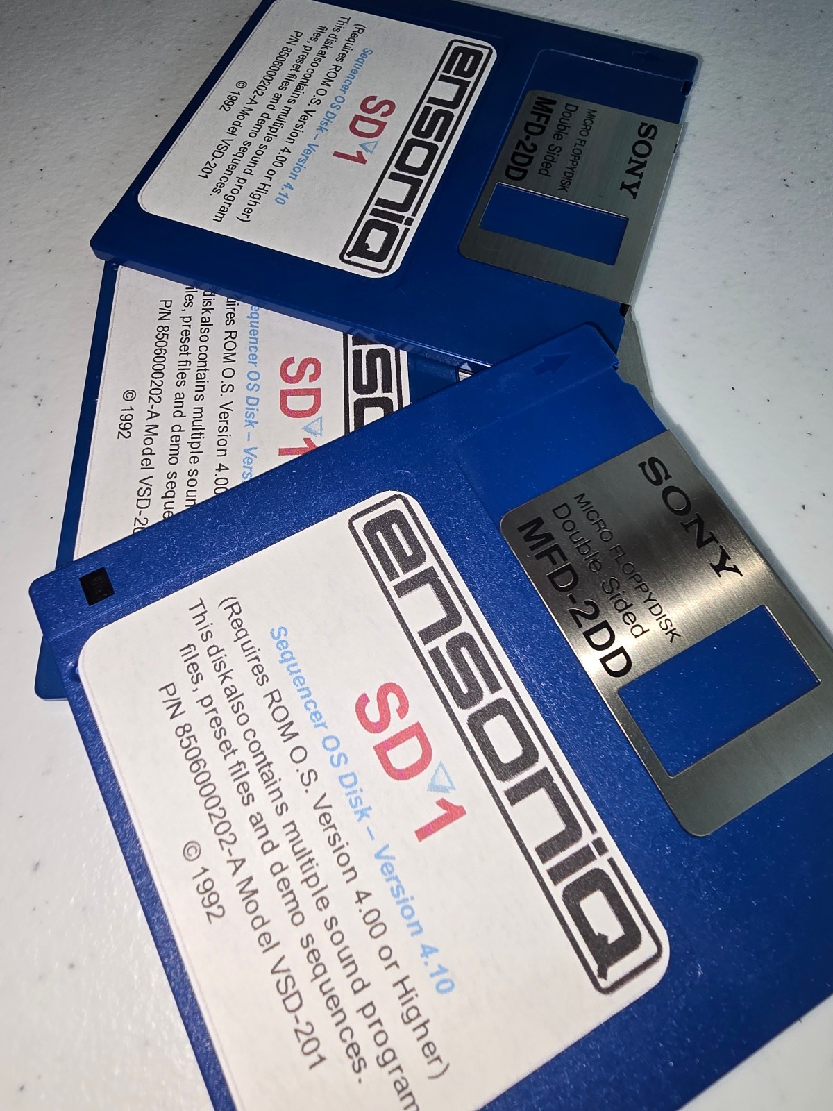 ENSONIQ SD-1 Operating System Disk 4.10 -- latest O.S. 4.10 OS (1 disk only)
