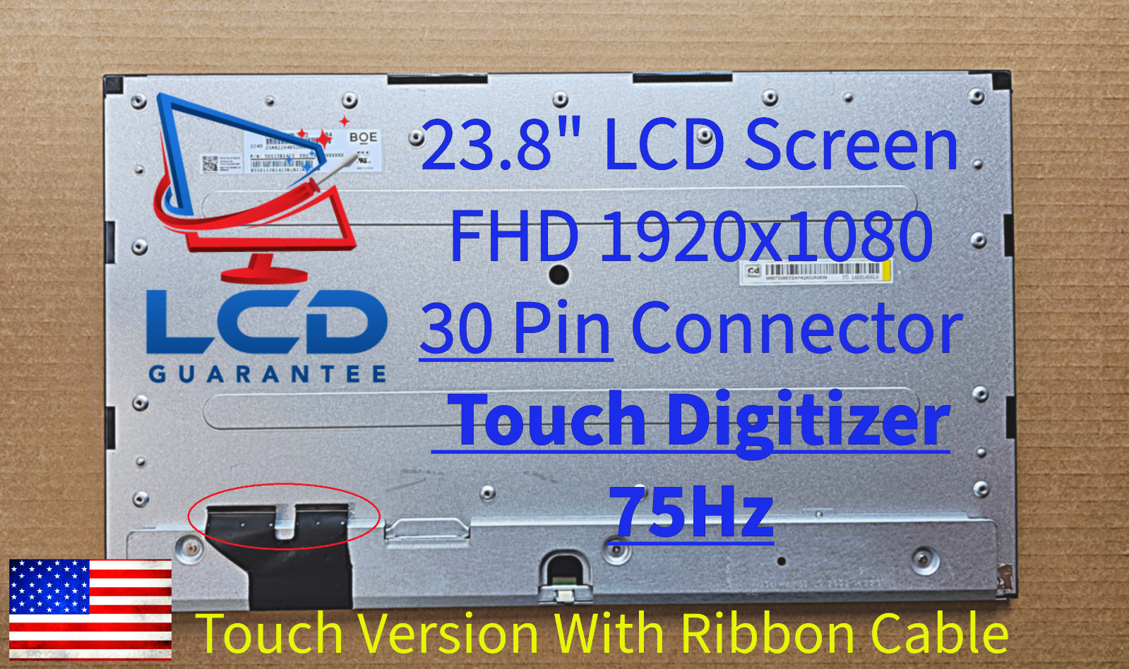 Lenovo Neo 50a 24 12SD003SUS 23.8" FHD 75Hz Touch Digitizer LCD Screen