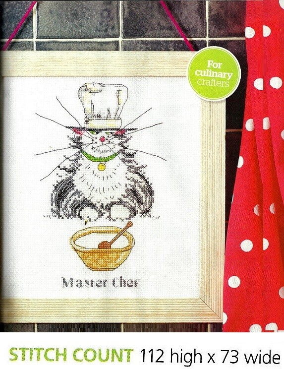 MASTER CHEF  CROSS  STITCH  PATTERN  ONLY  EQ - ESE