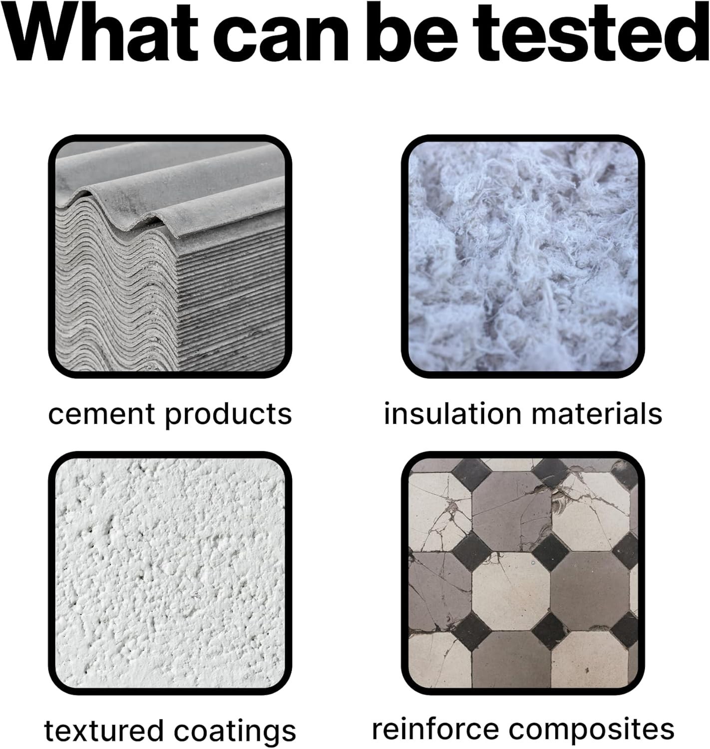 72hr Asbestos Kit for Samples with Lab Fees Included for Easy Testing