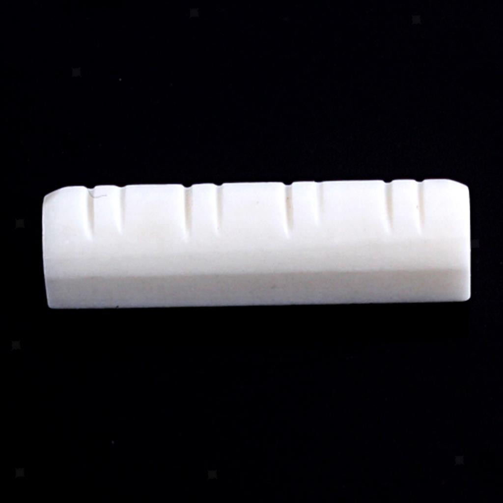 Solid Buffalo Saddle Nut, 8 Mandolin Parts for