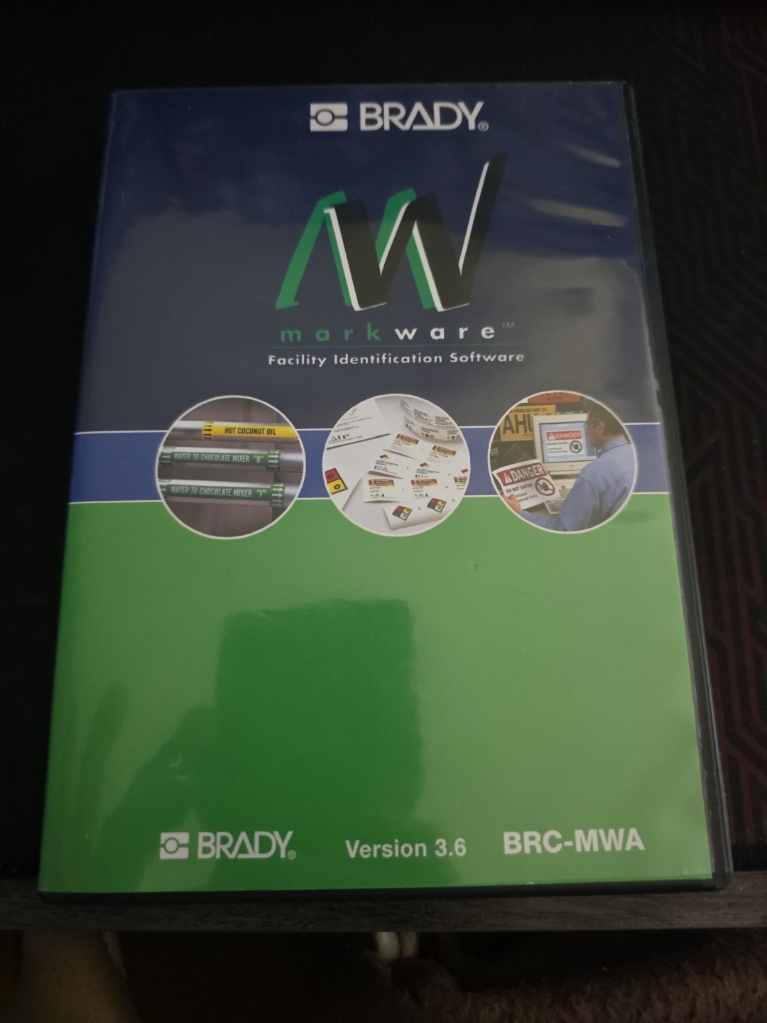 Brady Markware Facility Identification Software v3.6 BRC-MWA 20700 CD-ROM