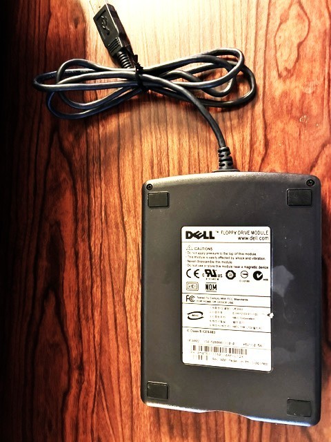 Dell External USB Floppy Drive Module UF0002 3.5" Portable Floppy Disk Drive