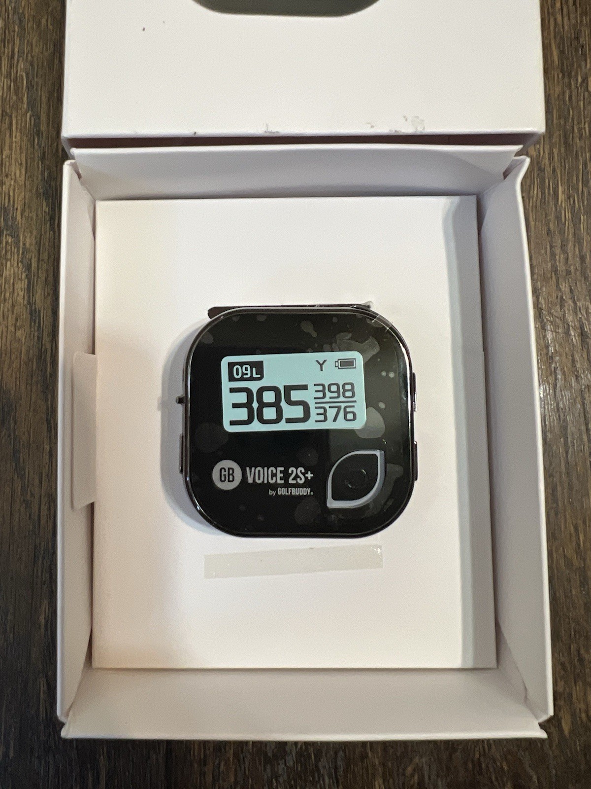 GolfBuddy GB Voice 2S+ Talking GPS Golf Rangefinder Navigation Black New