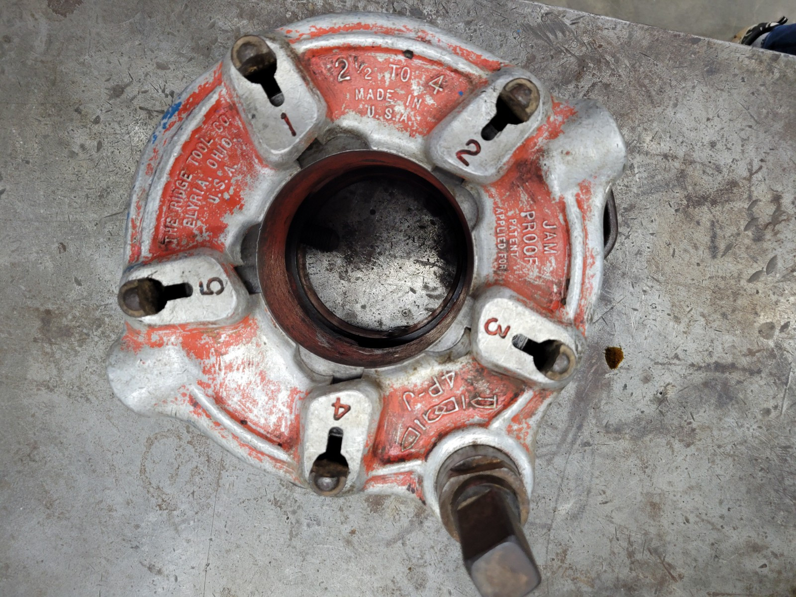 Ridgid 4PJ Die Head Pipe Threader 2-1/2" -4”