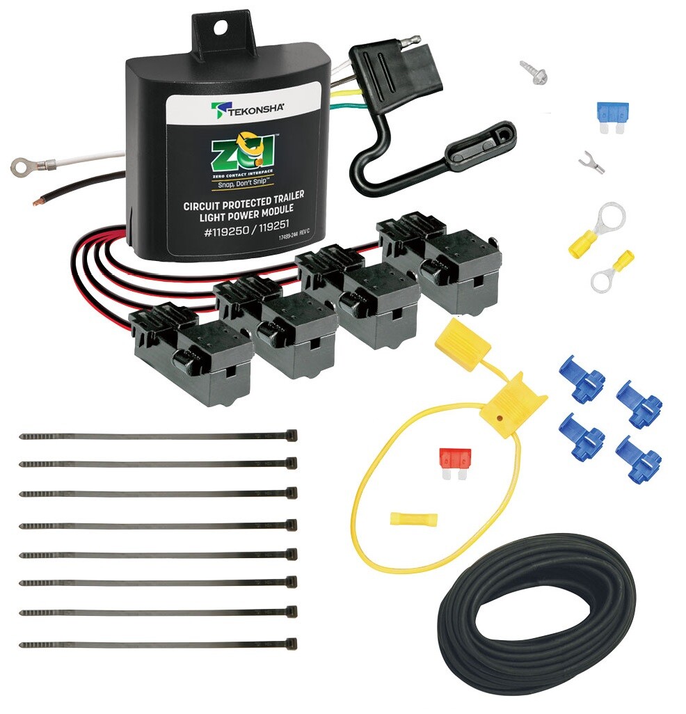 Zero Contact Modulite Trailer Wiring Harness Kit for BMW NO CUTTING OR SPLICING