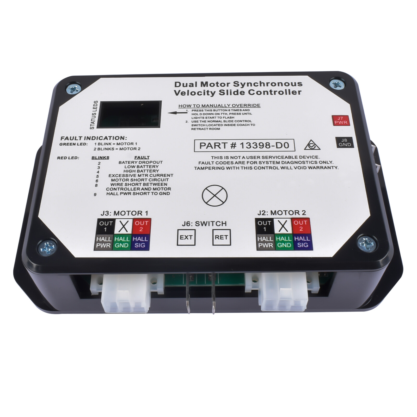 13398-D0 Dual Motor Synchronous Velocity Slide Controller for Lippert V-Sync II