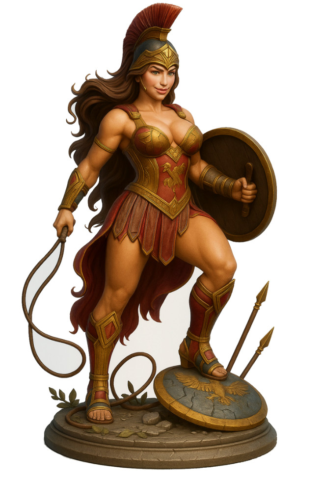 Dungeons & Dragons Playable Character Female Human Amazon - Barbarian, Warrior