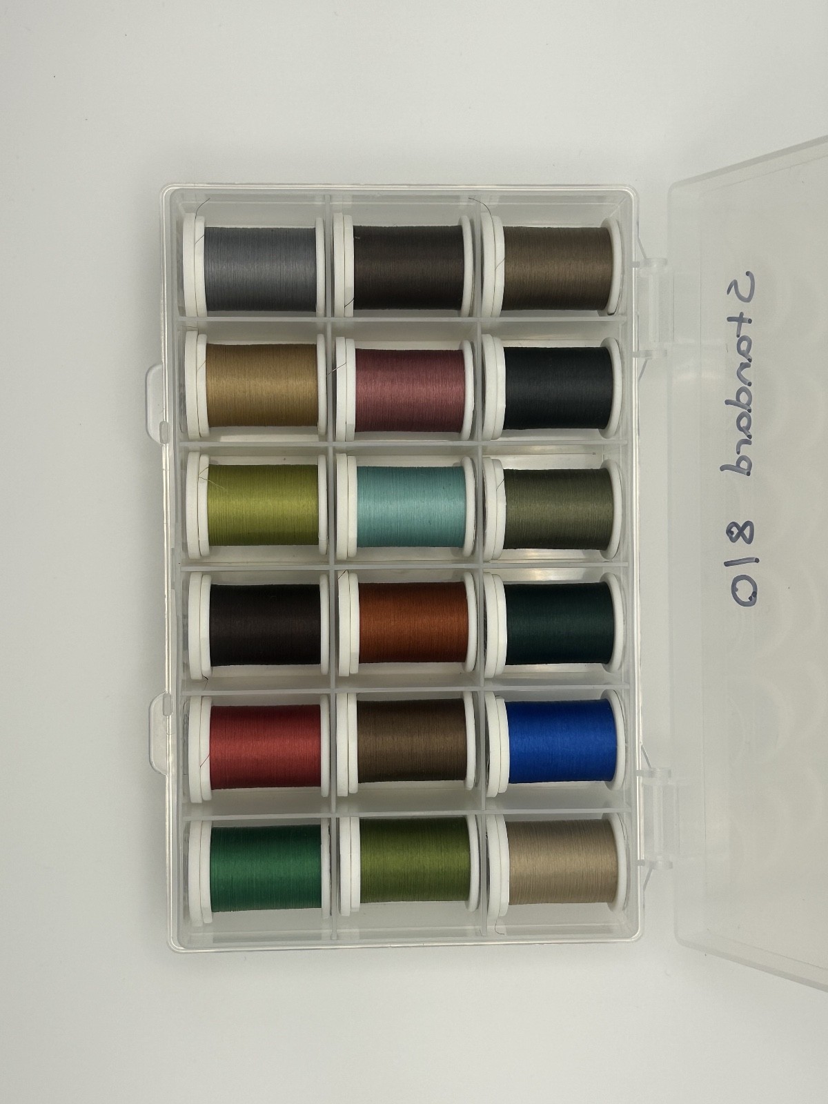 Textreme Standard 8/0 Thread 18 Spools Of Mixed Colours in Box