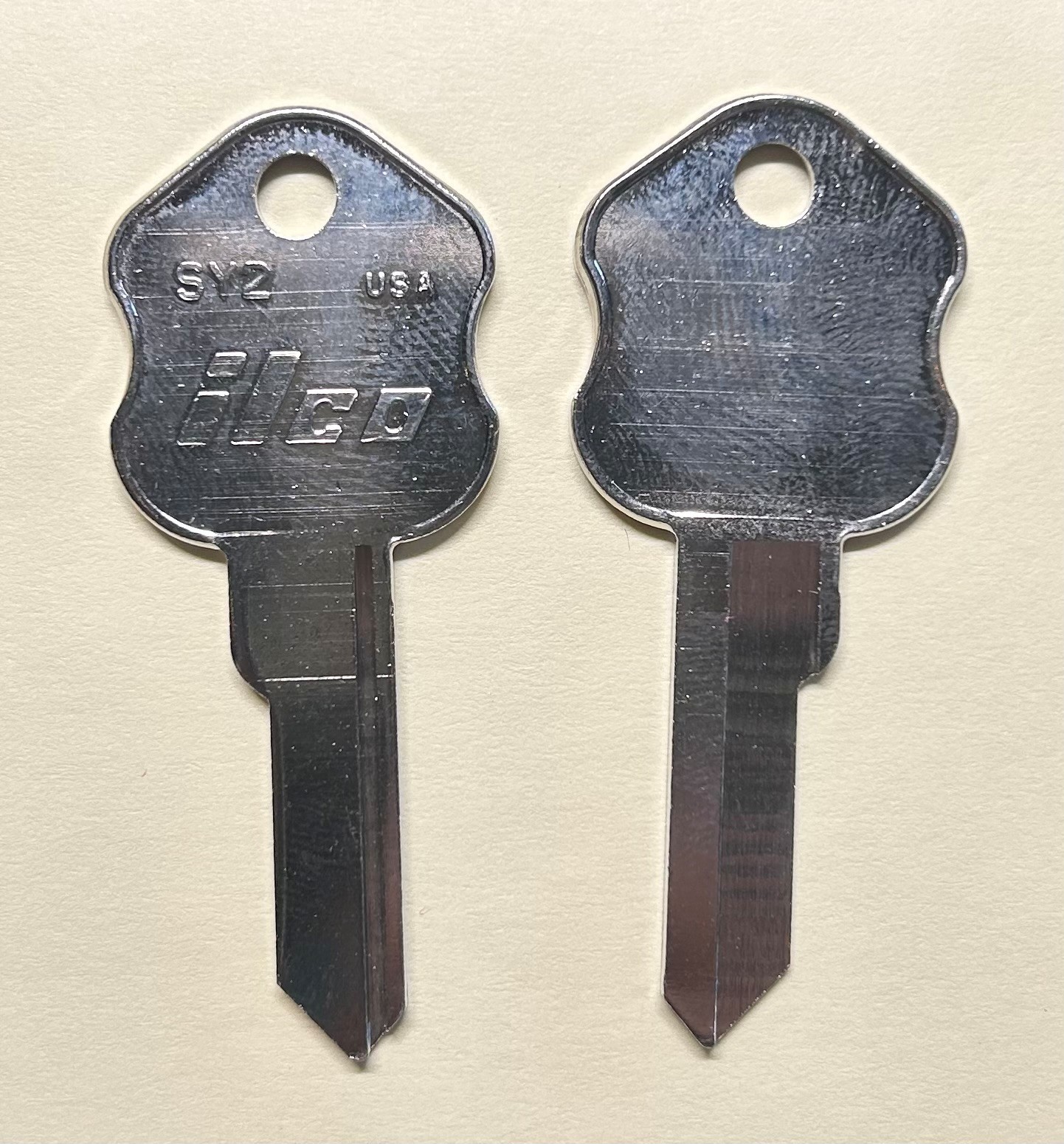 Ilco SY2 Security Key Blank uncut (1 Pc)