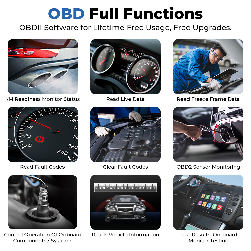 🔥NEW! TOPDON TopScan OBD2 Scanner Code Reader Full System Car Diagnostic Tool