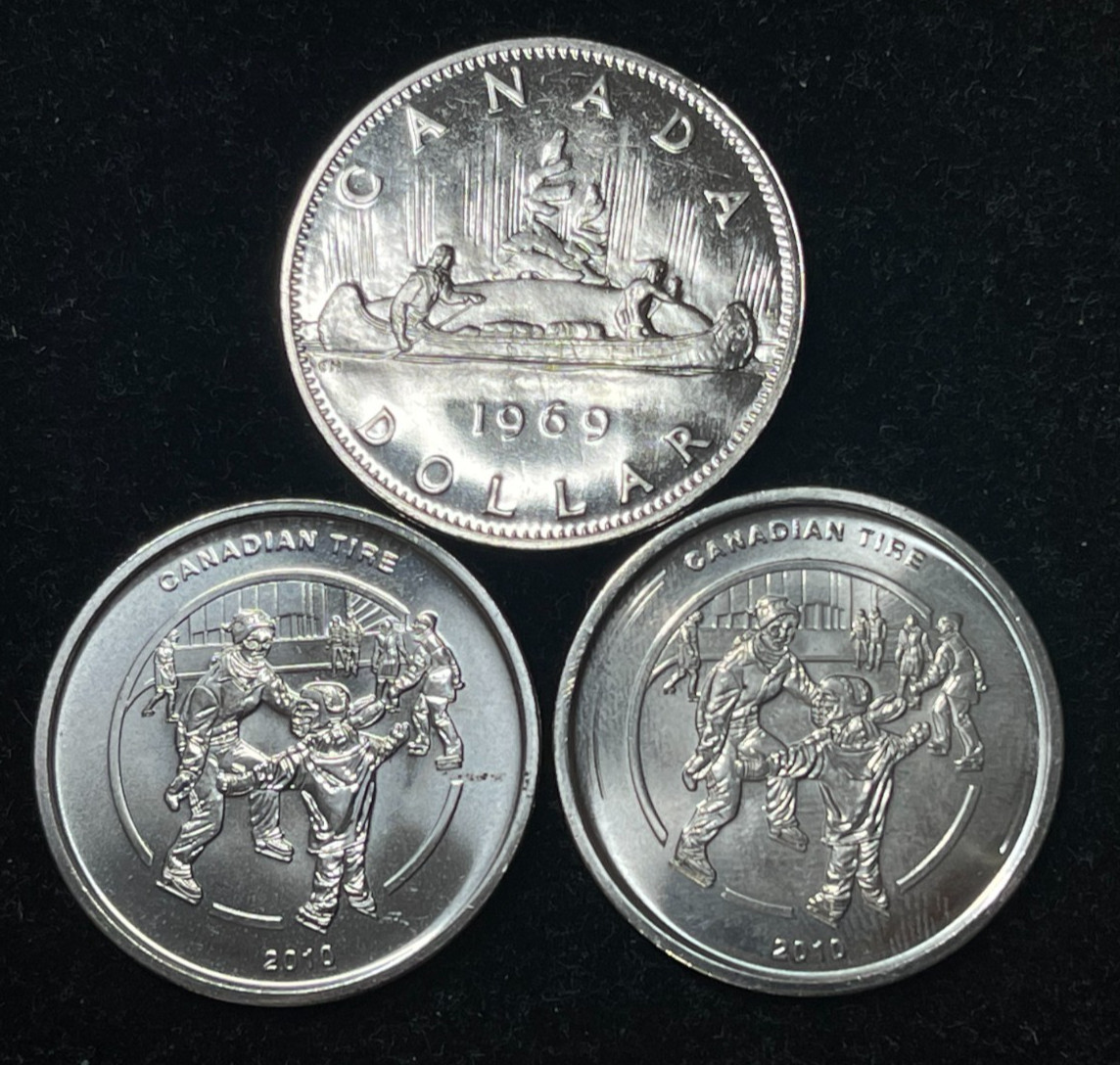 Canada 3 BU Coins Lot High Value