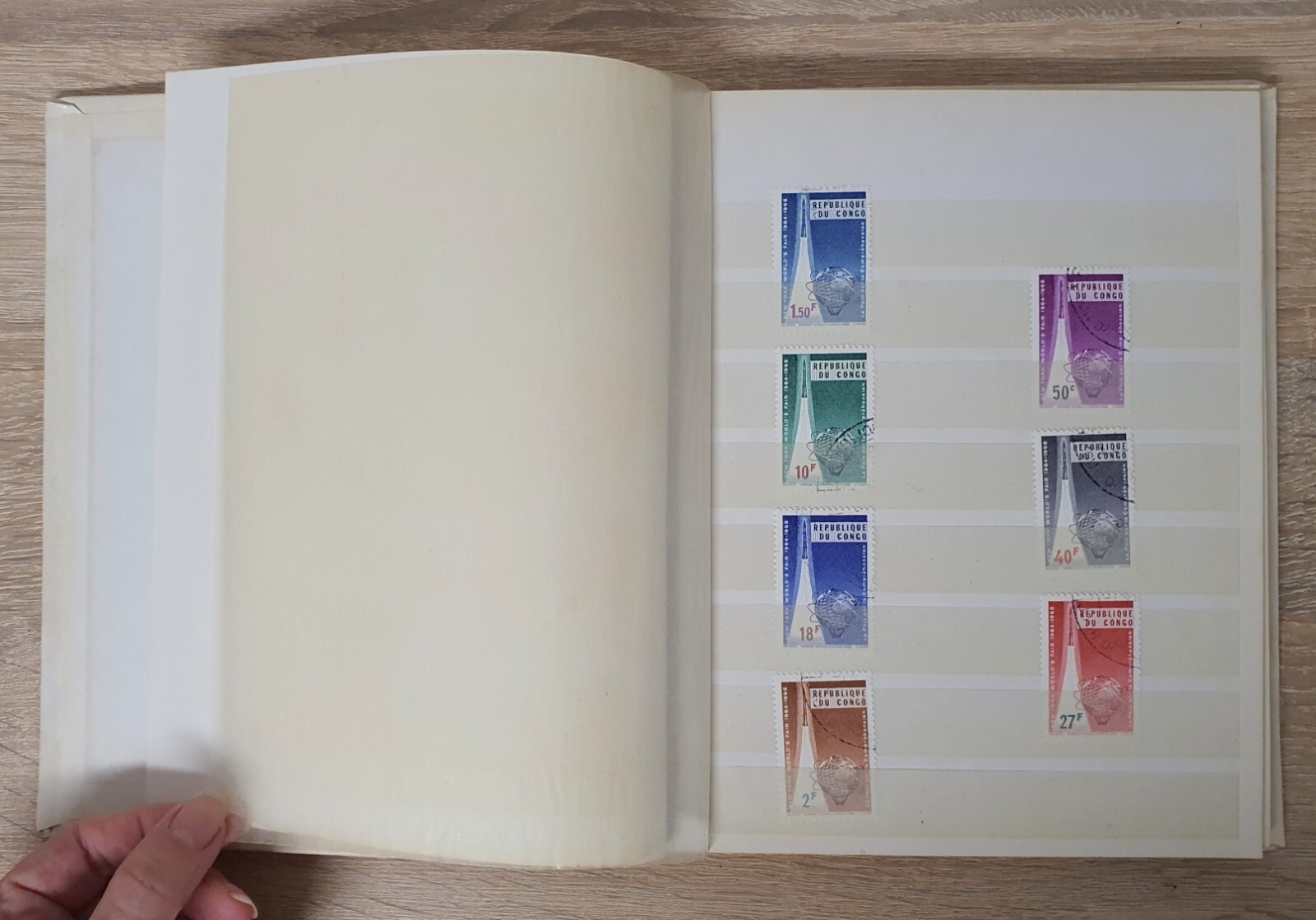 Stamp collection album series stamps collector's estate