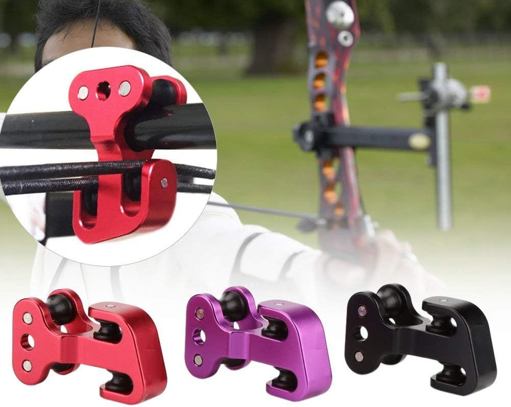 Archery Cable Slide, Compound Bow Cable Slide Bow String Separator Protector Alu