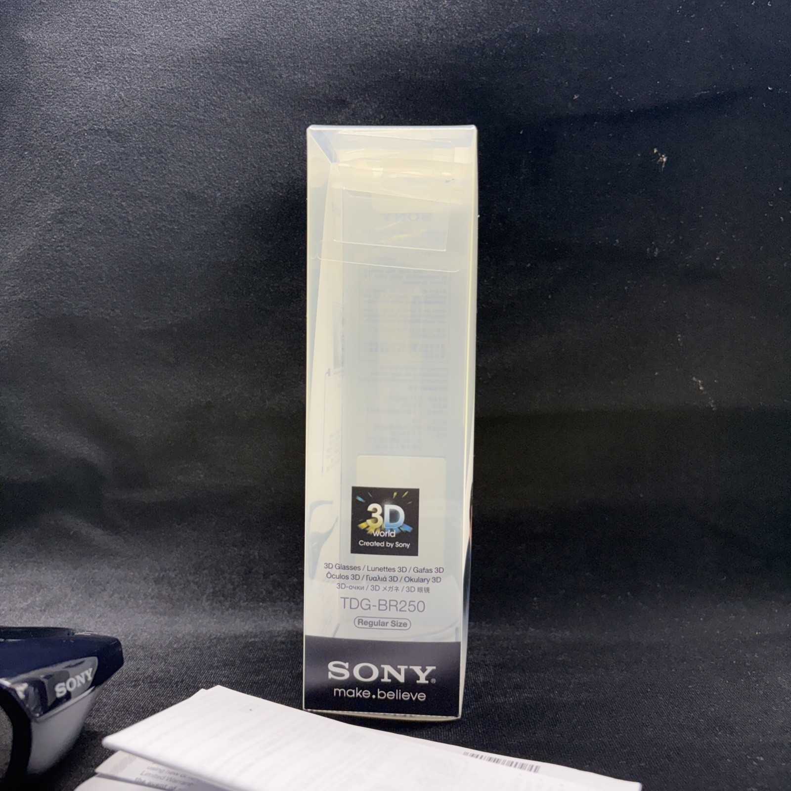 Sony TDG-BR250 Active 3D Glasses New Regular Size