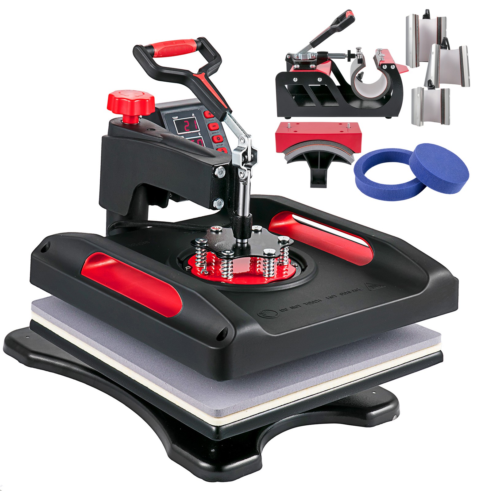 15x15" Heat Press Machine T-shirt Sublimation Transfer Swing Away