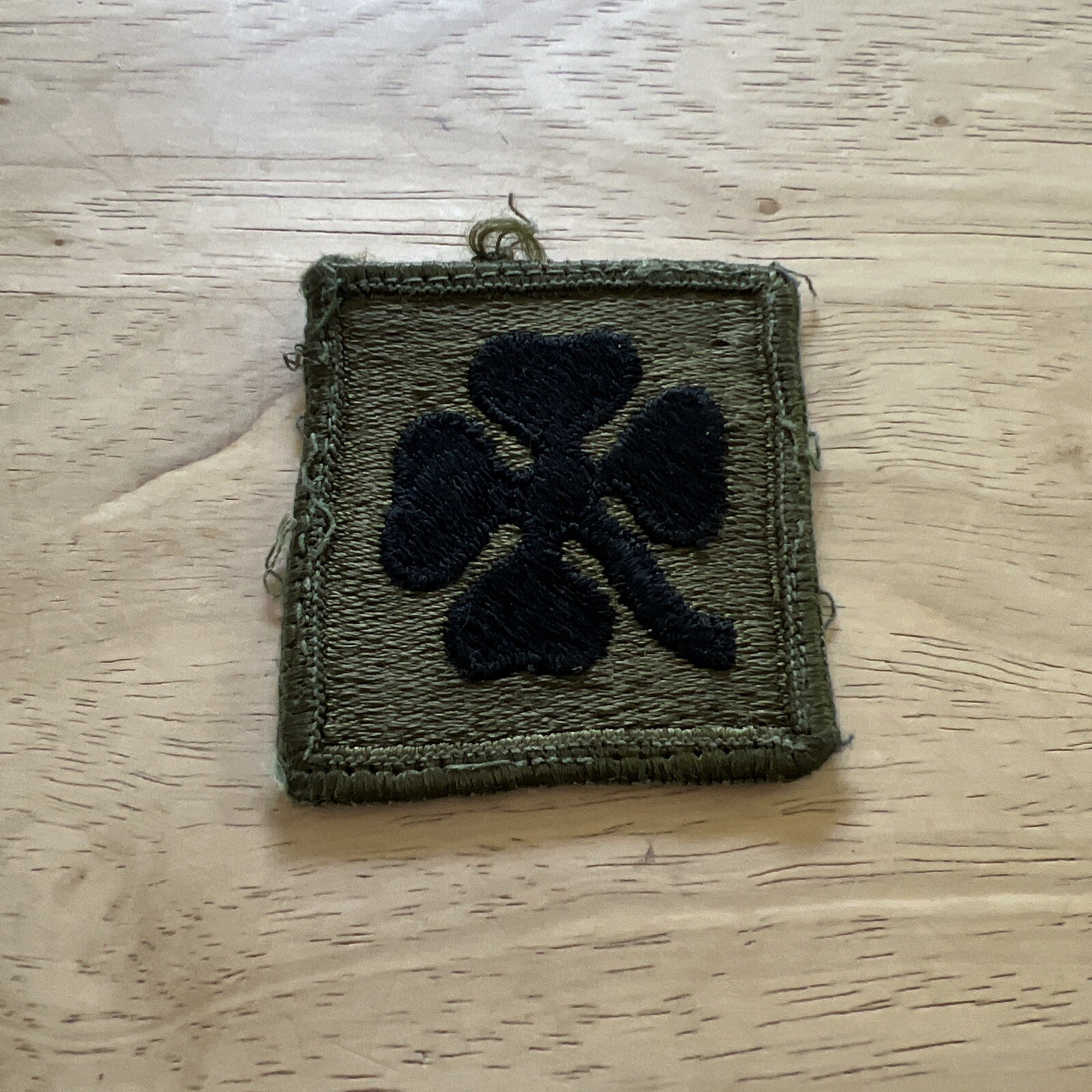 US 4th Army combat subdued shoulder patch