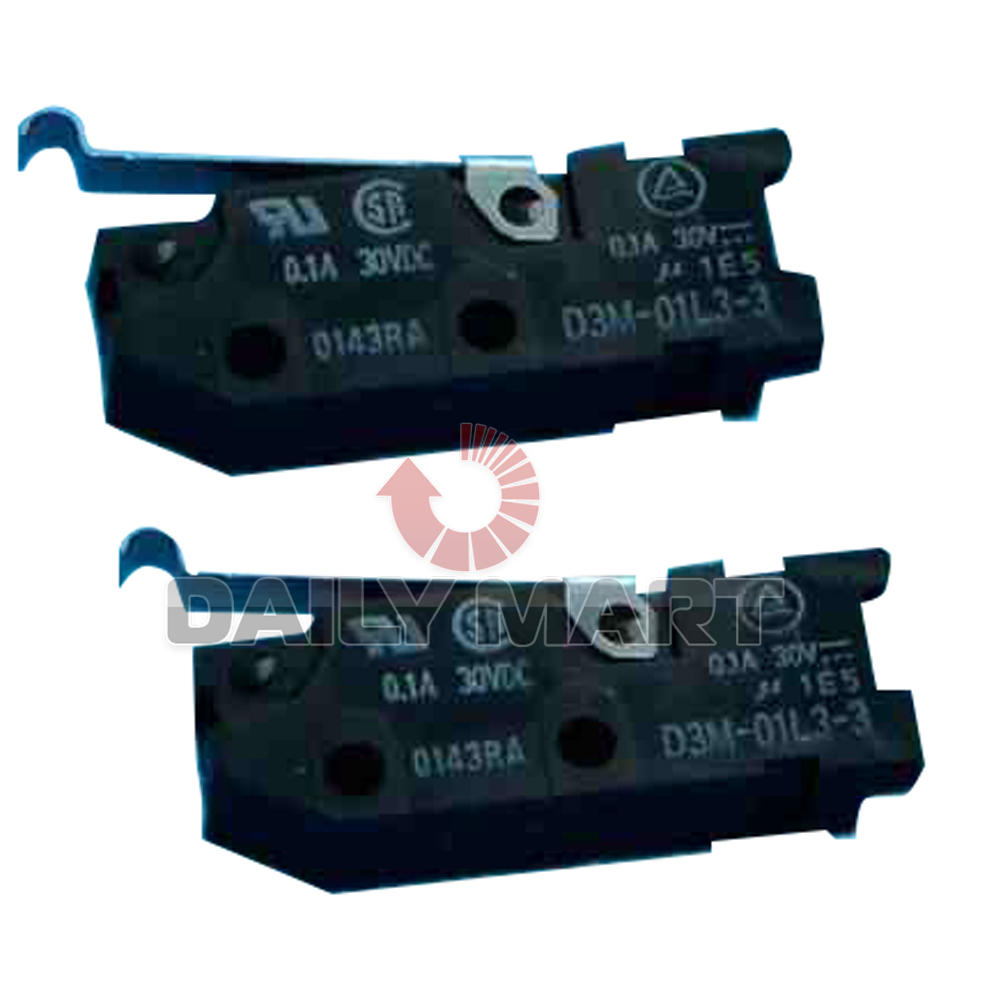 10PCS Omron Automation D3M-01L3-3 Basic Micro Snap Action Switches ROLLER LEVER