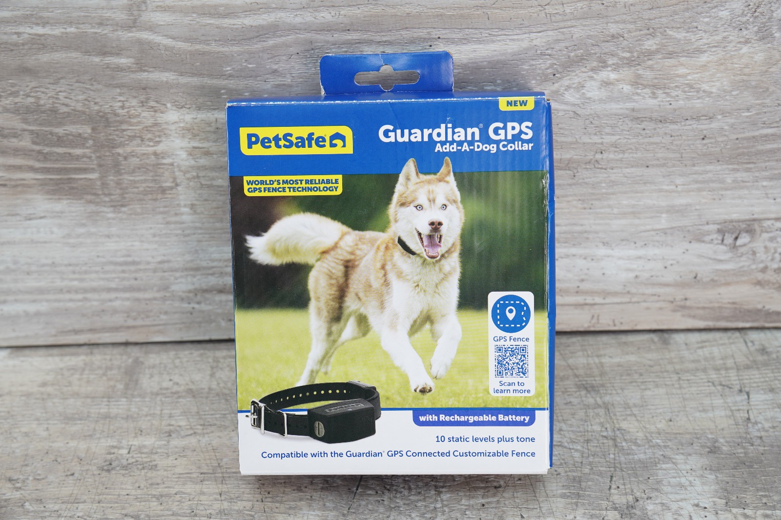 PETSAFE GUARDIAN GPS ADD-A-DOG COLLAR WITH RECHARGEABLE BATTERY - Open Box