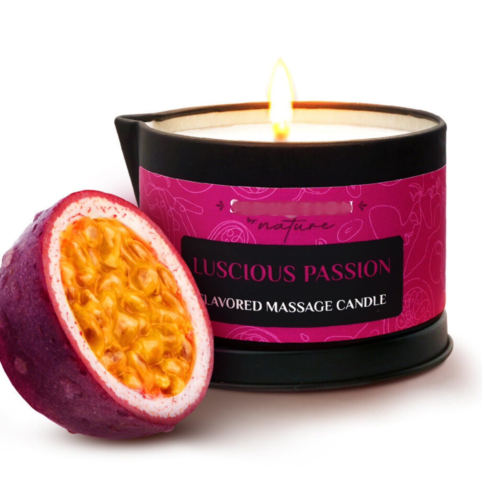Tropical Scented Massage Oil Candle - Vegan Full Body Massage Candle and Home...