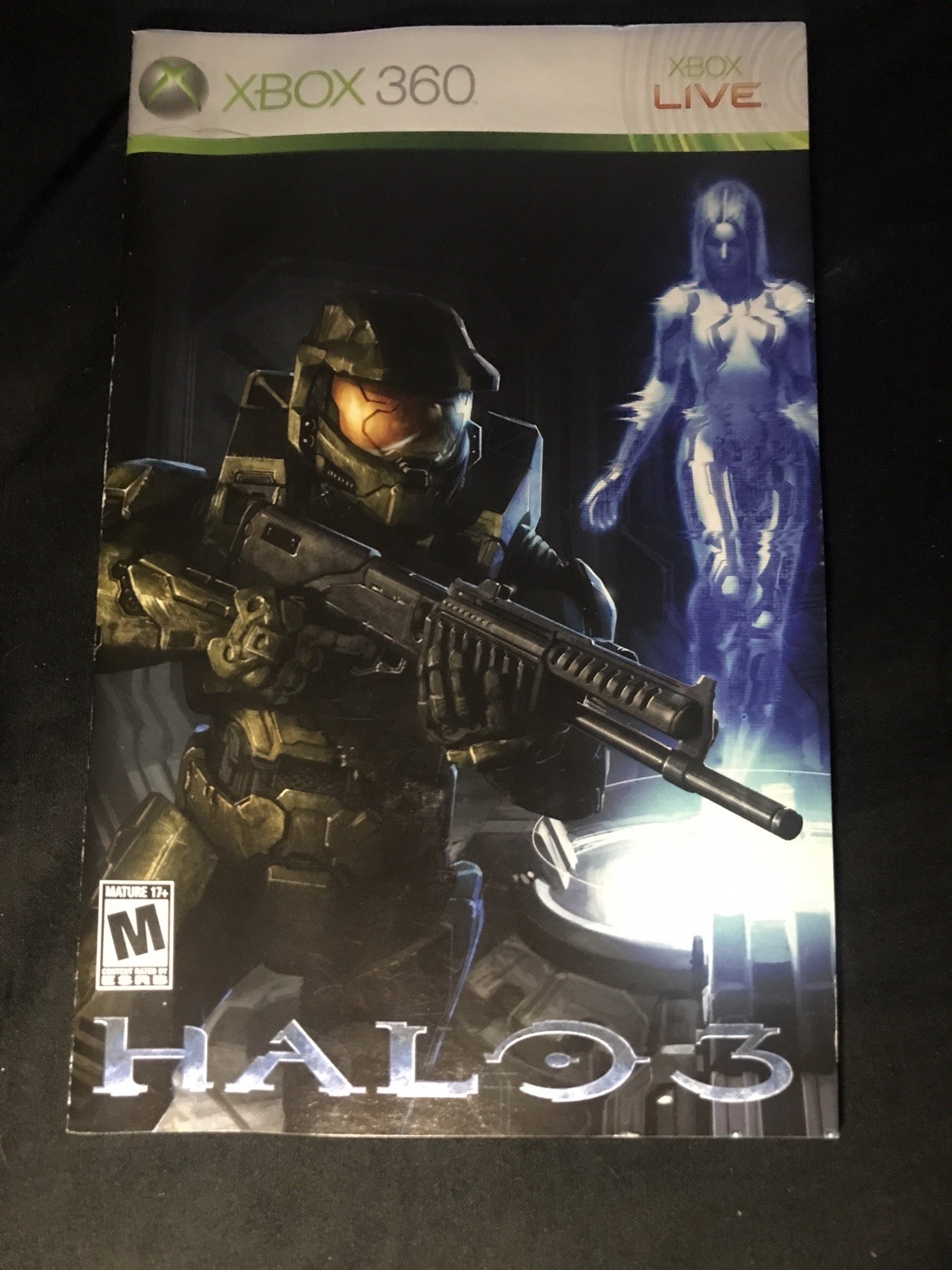 Halo 3 (Microsoft XBOX 360) Instruction MANUAL ONLY (No Game)