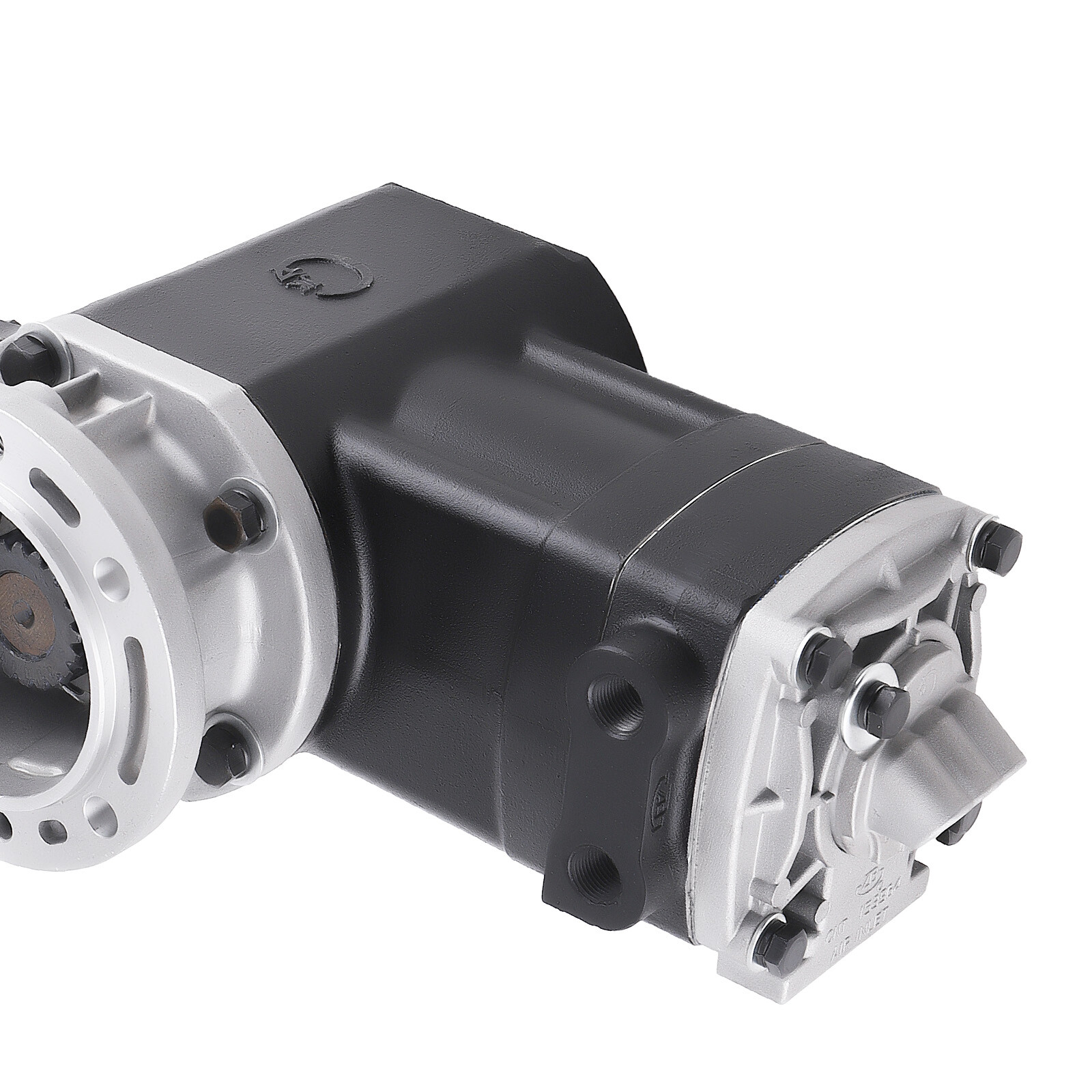 Black Air Brake Compressor for Cummins Engine N14/ N14 CELECT/ N14 CELECT PLUS