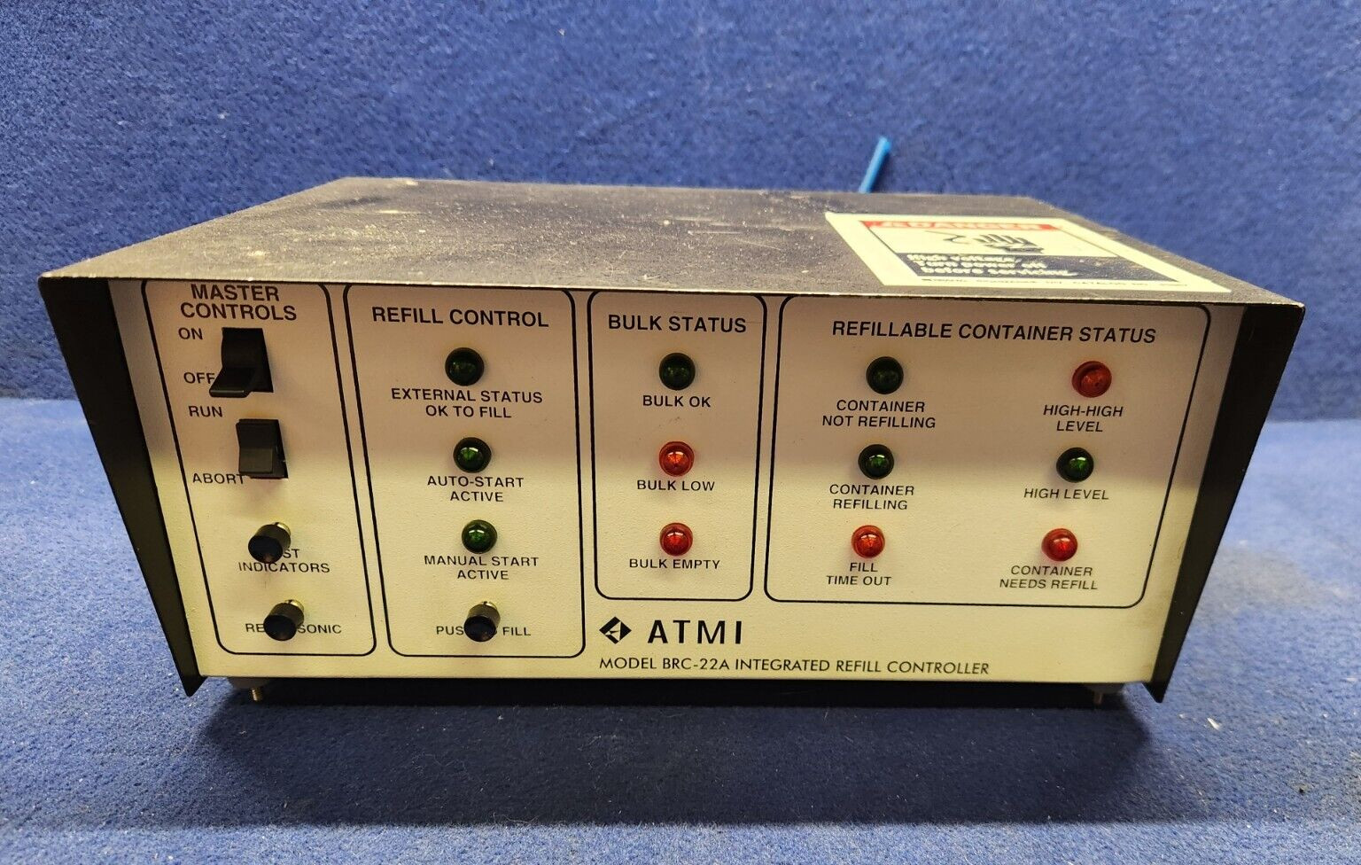ATMI BRC-22A INTEGRATED REFILL CONTROLLER