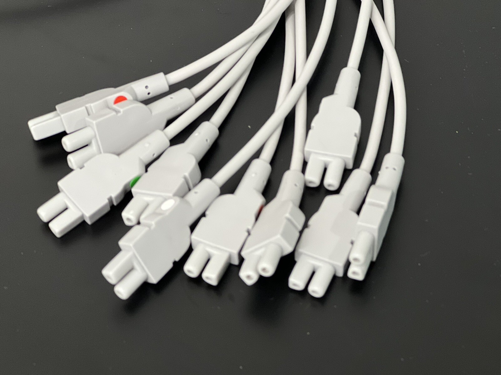 GE Marquette CAM 14 EKG 10 Leads Grabbers Cable - Same Day Shipping