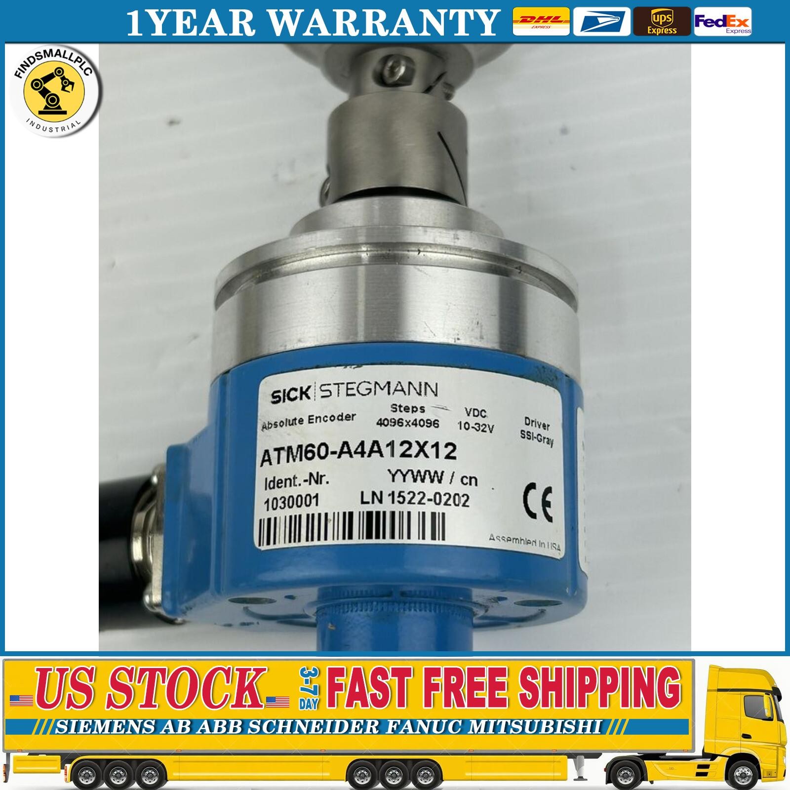 NEW SICK Stegmann ATM60-A4A12X12 Absolute Encoder 1030001