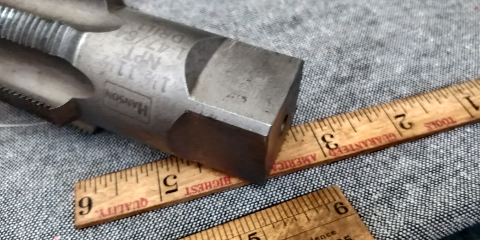 HANSON 1 1/2"-11 1/2 NPT PIPE THREADING TOOL TAP