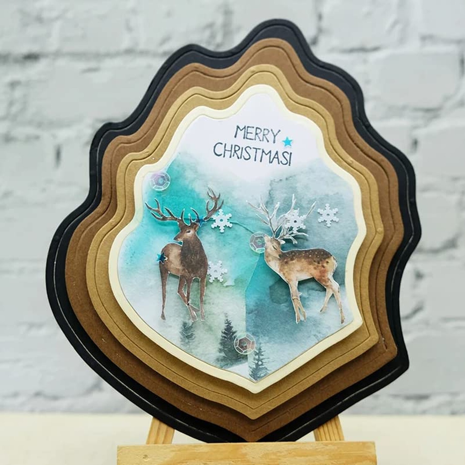 9Pcs/Set Irregular Frame Metal Die Cuts, Irregular Frame Cutting Dies Cut Ste...